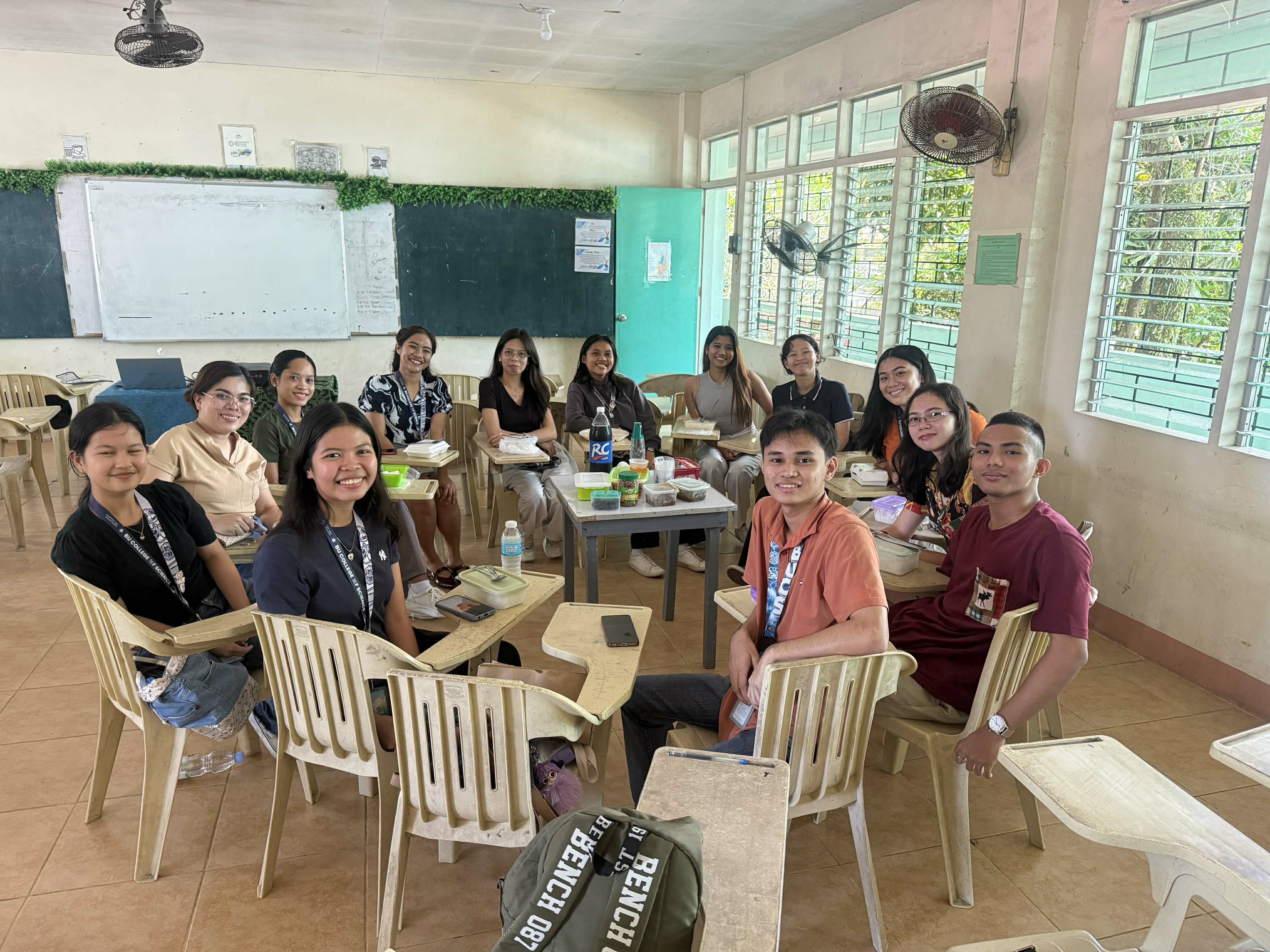 Lunch with classmates