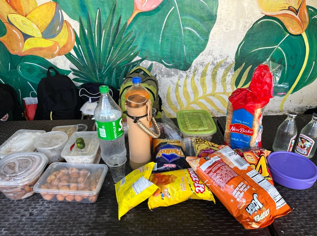 CJ and Elaine swimming