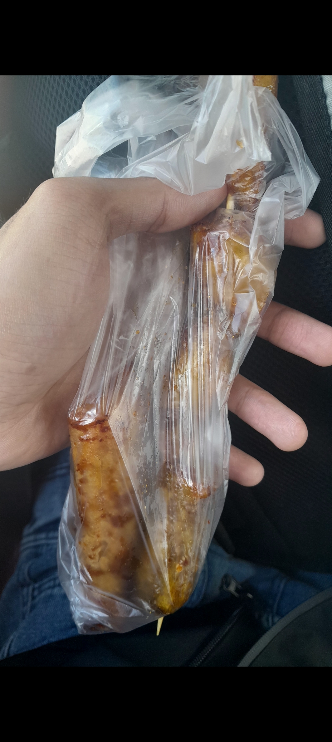 Turon and kamote bbq